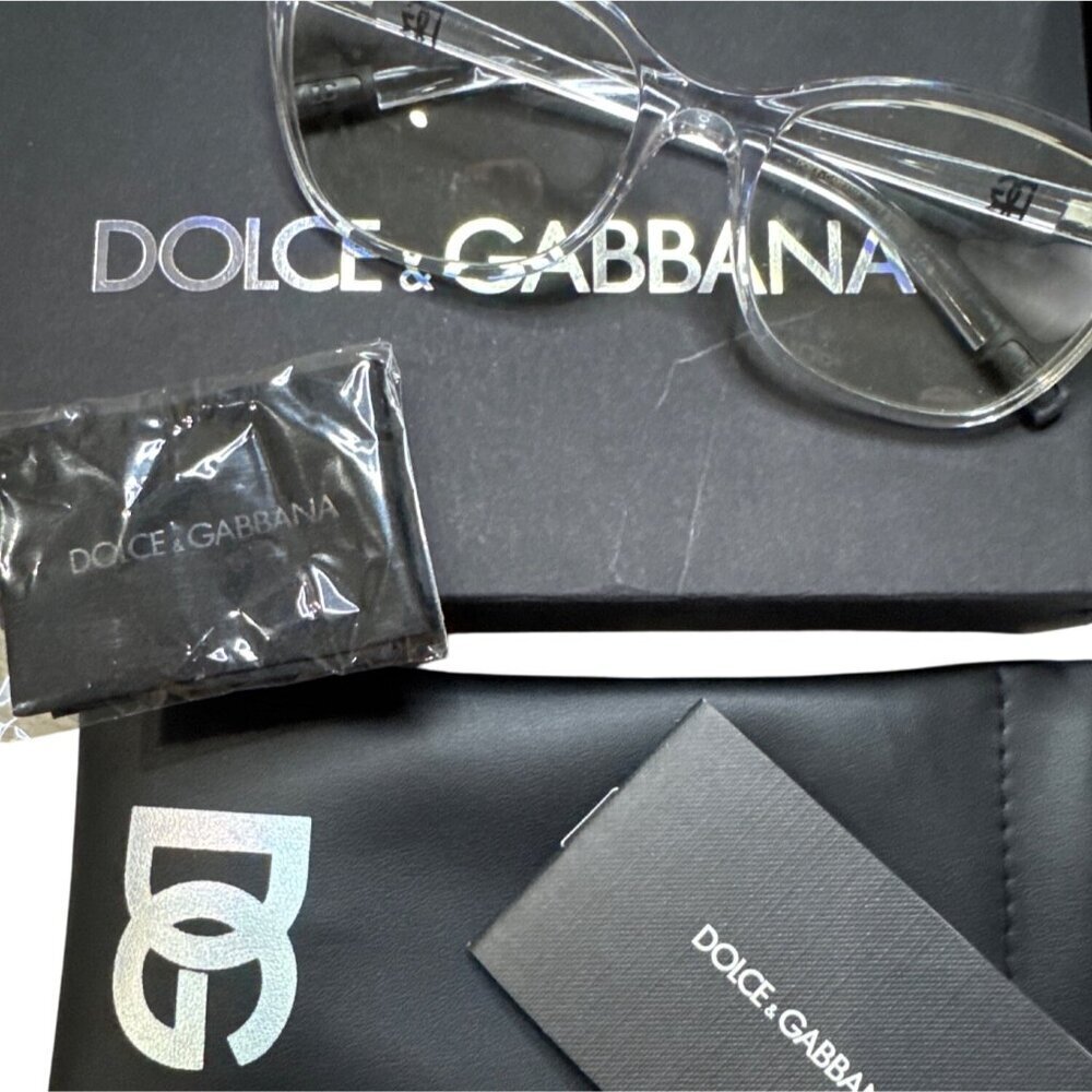 NWT Dolce & Gabbana DG5092 Crystal Women’s Eyeglasses MSRP $280 - Picture 5 of 9